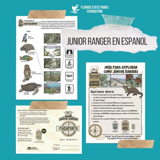 Spanish-Translated Junior Ranger Kits Now Available in Print at 27 Florida State Parks