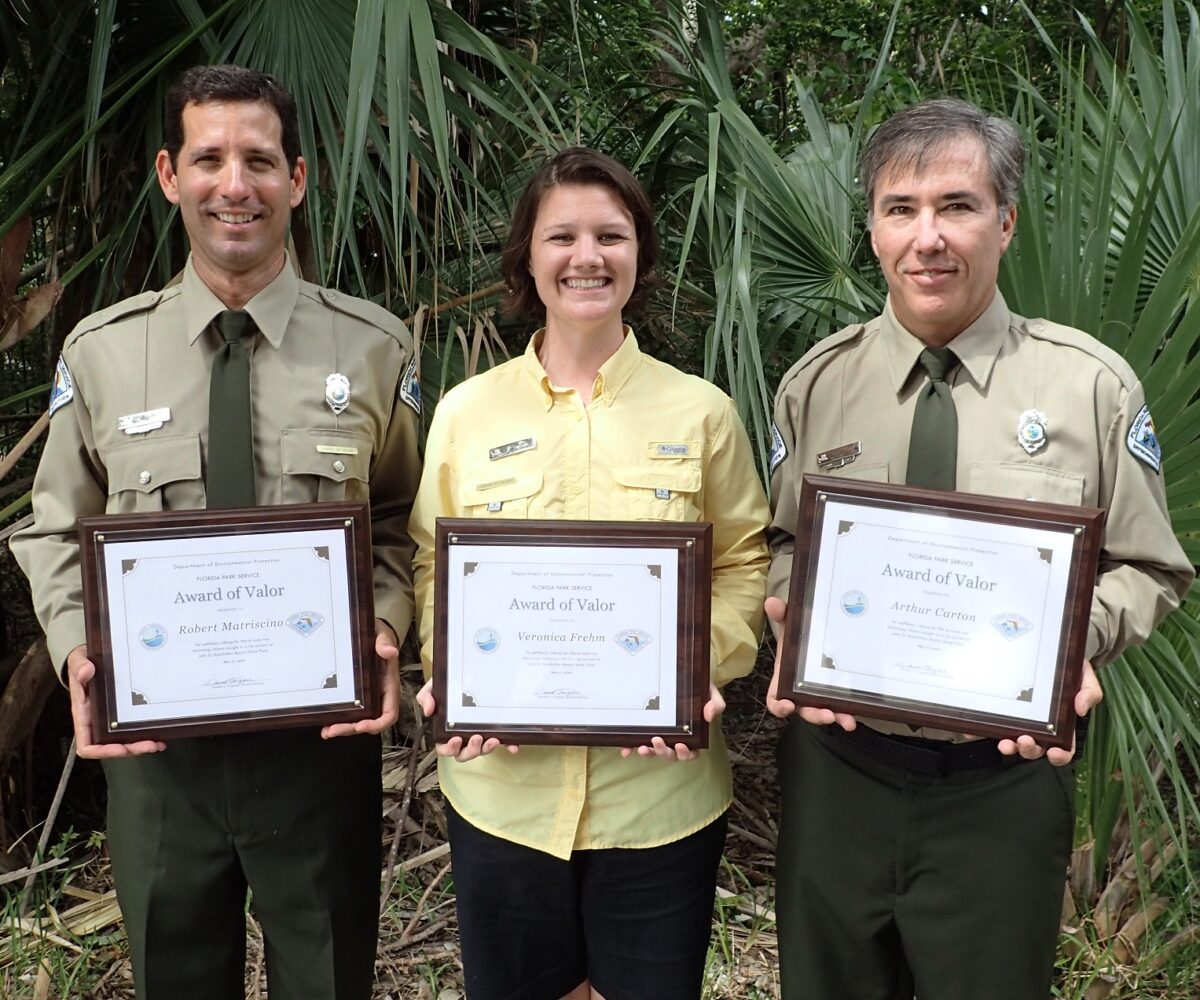 Three MacArthur Beach Heroes receive Award of Valor