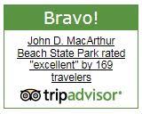 TripAdvisor awards MacArthur Beach a “Bravo Badge”