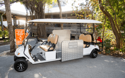 Florida Power & Light Company grant provides wheelchair accessible electric tram at John D. MacArthur Beach State Park